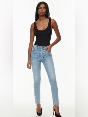 Denim Forum The Yoko High Rise Slim 28L jean denim jeans